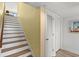 This hallway provides access to the stairway at 645 Retreat Beach Circle # A-2-C, Pawleys Island, SC 29585