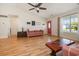 Inviting living room with wood laminate flooring and plenty of natural light at 706 Chippendale Dr., Myrtle Beach, SC 29588