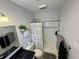 Modern bathroom with a shower stall, updated vanity, and stylish accents, offering a clean, refreshed space at 801 Talbot Circle, Myrtle Beach, SC 29577