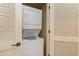 Convenient in-unit laundry area with a stacked washer and dryer, maximizing space at 8121 Amalfi Pl. # 4-801, Myrtle Beach, SC 29572
