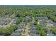 Overhead view of residential neighborhood; pinned location marker is in the middle at 900 Courtyard Dr. # K7, Myrtle Beach, SC 29577