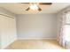 Bedroom with a ceiling fan, a closet, and natural light at 908 Hornbeam Ct., Loris, SC 29569
