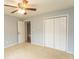 Bedroom featuring a closet and a ceiling fan at 908 Hornbeam Ct., Loris, SC 29569