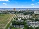 Coastal aerial view of the condo development, near high-rise hotels and the beach at 9550 Dunes Gable Dr. # A, Myrtle Beach, SC 29572