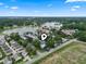Aerial shot of a condo development by a golf course and lake, with the ocean in the distance at 9550 Dunes Gable Dr. # A, Myrtle Beach, SC 29572