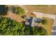 Bird's eye view of a single Gathering home with a private pond and driveway leading to the main road at 101 Alpharetta Ct., Conway, SC 29526