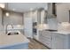 Stylish kitchen with stainless appliances, quartz countertops and ample cabinet space at 1055 Laconic Dr., Myrtle Beach, SC 29588