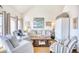 Bright and inviting living room with stylish furnishings and decor, offering a comfortable living space at 124 Spartina Ct. # 30, Pawleys Island, SC 29585