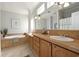 Bathroom with a large bathtub, vanity, and natural lighting at 133 Lakeside Crossing Dr., Conway, SC 29526