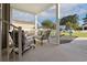 Inviting front porch with comfortable seating, perfect for relaxing and enjoying the outdoors at 133 Lakeside Crossing Dr., Conway, SC 29526
