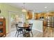 Bright dining area with a view of the backyard, adjacent to the modern kitchen at 1439 Brighton Ave., Myrtle Beach, SC 29588