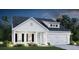 Charming one-story home with white siding, manicured lawn, and a two-car garage at 1513 Seachase Way, North Myrtle Beach, SC 29582
