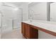 Bathroom featuring a vanity, sink and walk-in shower at 157 Olde Towne Way # 4, Myrtle Beach, SC 29588