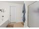 Bathroom featuring tub, shower, and neutral tile flooring at 189 Sea Turtle Dr., Myrtle Beach, SC 29588