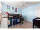 bedroom with bunk bed and fun decorations at 189 Sea Turtle Dr., Myrtle Beach, SC 29588