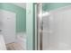 A pristine bathroom featuring a separate tub and shower, offering comfort and convenience at 200 53Rd Ave. N # 409, North Myrtle Beach, SC 29582