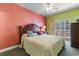 Bedroom with a queen bed, balcony access, and nautical-themed decor at 200 53Rd Ave. N # 409, North Myrtle Beach, SC 29582