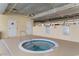 Indoor hot tub perfect for relaxation, conveniently located by the community pool at 200 53Rd Ave. N # 409, North Myrtle Beach, SC 29582