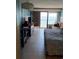 Bedroom with sliding glass doors leading to a balcony with ocean views at 2207 S Ocean Blvd. # 1407, Myrtle Beach, SC 29577