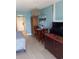 Open-concept with a cozy dining area that connects to a bathroom and a living area at 2207 S Ocean Blvd. # 1407, Myrtle Beach, SC 29577