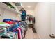 Spacious walk-in closet features ample shelving for storage and organization at 250 Ole Maple St., Loris, SC 29569