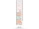 Detailed floor plan showcasing layout, room dimensions and balcony at 301 N Waccamaw Dr. # 110, Murrells Inlet, SC 29576