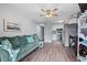 Inviting living room open to kitchen with modern appliances and stylish decor at 301 N Waccamaw Dr. # 110, Murrells Inlet, SC 29576
