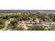 Aerial view of charming homes surrounded by beautiful trees and greenery at 3175 Lyndon Dr., Little River, SC 29566