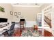 Elegant home office with hardwood floors, bright natural light, and workspace offering productivity and comfort at 3564 Brampton Dr., Myrtle Beach, SC 29588