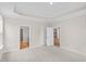 Spacious main bedroom with tray ceiling and an ensuite bathroom at 367 Broughton Dr., Myrtle Beach, SC 29579