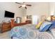 Spacious bedroom featuring a wooden bed frame, with carpet flooring at 3672 White Wing Circle, Myrtle Beach, SC 29579