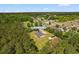 Aerial view of the property featuring a house with an extended driveway at 3926 Long Avenue Ext., Conway, SC 29527