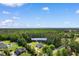 Beautiful home with lush greenery, complemented by a scenic woodland view and clear blue skies at 3926 Long Avenue Ext., Conway, SC 29527