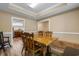 Comfortable dining area featuring classic wooden table and chairs at 3926 Long Avenue Ext., Conway, SC 29527