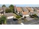 Aerial view showcases home with private garage and driveway nestled in a residential neighborhood at 4046 Fairway Lakes Dr. # 4046, Myrtle Beach, SC 29579