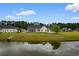 Back of home, lawn, and a scenic pond view, offering peaceful outdoor living at 4067 Ridgewood Dr., Conway, SC 29526