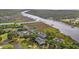 Breathtaking aerial view of waterfront condos nestled amidst lush greenery and scenic waterways at 4429 Turtle Ln. # 3A, Little River, SC 29566