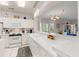 Well-lit kitchen featuring white countertops, cabinets, and modern fixtures at 4429 Turtle Ln. # 3A, Little River, SC 29566