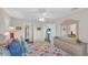 Main bedroom featuring neutral walls, mirrored dresser and access to the bathroom and kitchen at 4522 N Plantation Harbour Dr. # E-3, Little River, SC 29566