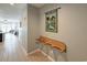 Inviting hallway with neutral walls, decor, and easy access to the living area at 4532 Girvan Dr. # A, Myrtle Beach, SC 29579