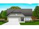 Charming single-story home features a 1-car garage, well-maintained lawn, and gray siding for a classic appeal at 4750 N Huckleberry Ln., Conway, SC 29526