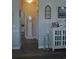 Hallway featuring decorative furnishings and views to a nearby bathroom at 500 Wickham Dr. # 1070, Myrtle Beach, SC 29579