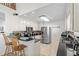 Bright kitchen with stainless steel appliances, a breakfast bar, and ample counter space at 527 Bay Drive Ext., Garden City Beach, SC 29576