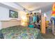 Cozy bedroom with soft lighting, closet and clothing racks at 5308 N Ocean Blvd. # 504, Myrtle Beach, SC 29577