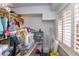 Organized closet space with shelving and storage for clothing and personal items at 5308 N Ocean Blvd. # 504, Myrtle Beach, SC 29577