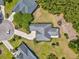 Aerial view of the property showcasing its well-maintained lawn, driveway, and proximity to surrounding neighborhood at 5916 Falcon Landing Circle, North Myrtle Beach, SC 29582