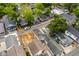 Aerial shot showcasing the home and surrounding neighborhood at 6001- 5718 S Kings Highway, Myrtle Beach, SC 29575