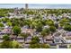 Aerial view of the neighborhood showcasing the house and community at 6001- 5718 S Kings Highway, Myrtle Beach, SC 29575