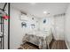 A cozy bedroom features wood floors, aquatic décor, and a small window for natural light at 6001- 5718 S Kings Highway, Myrtle Beach, SC 29575