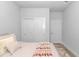 Comfortable bedroom featuring neutral colors, closet, and plenty of space at 6076 Campanella St., Myrtle Beach, SC 29577